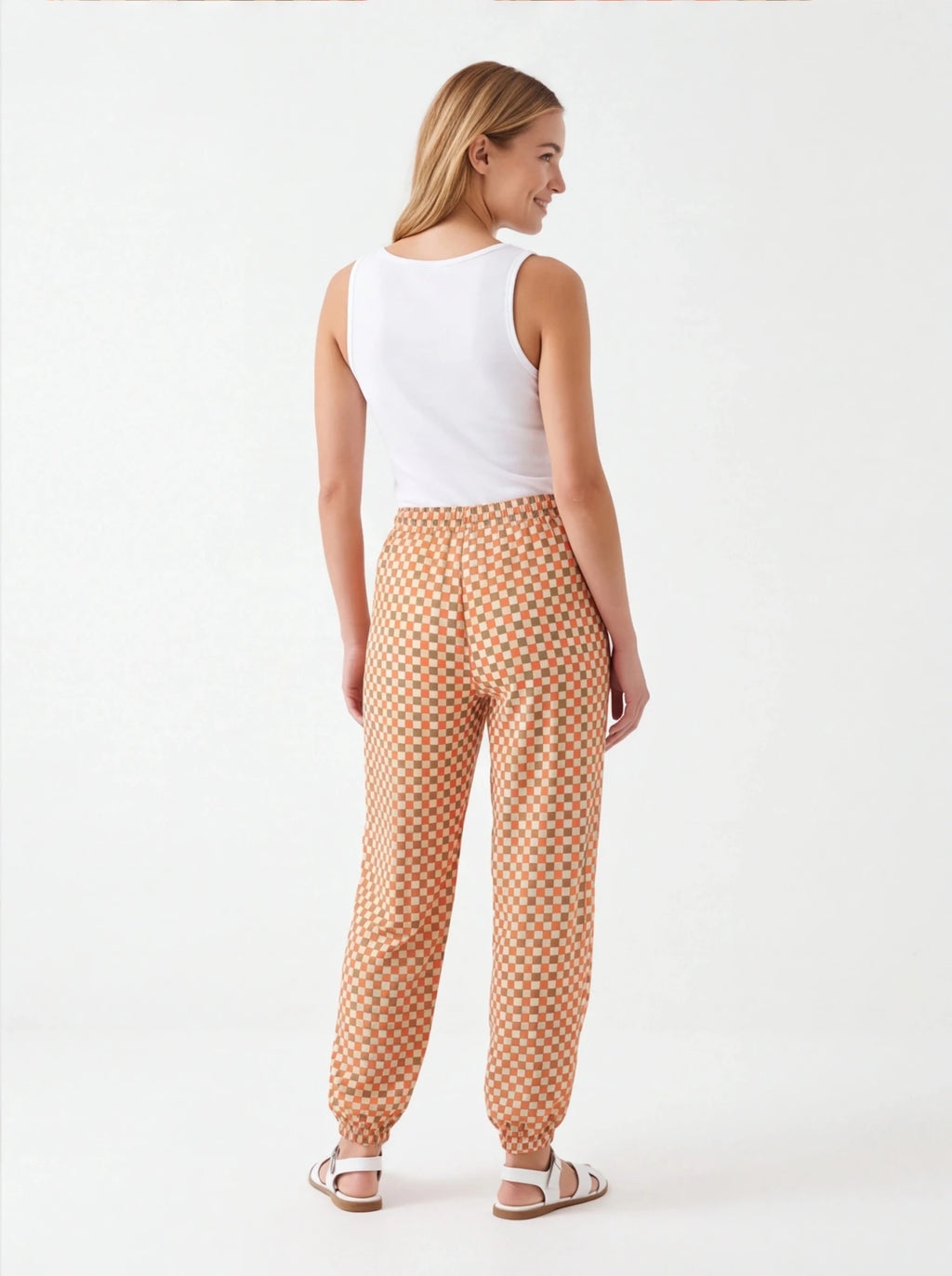 Pantalón vichy bombacho - La Flamencona Accesorios