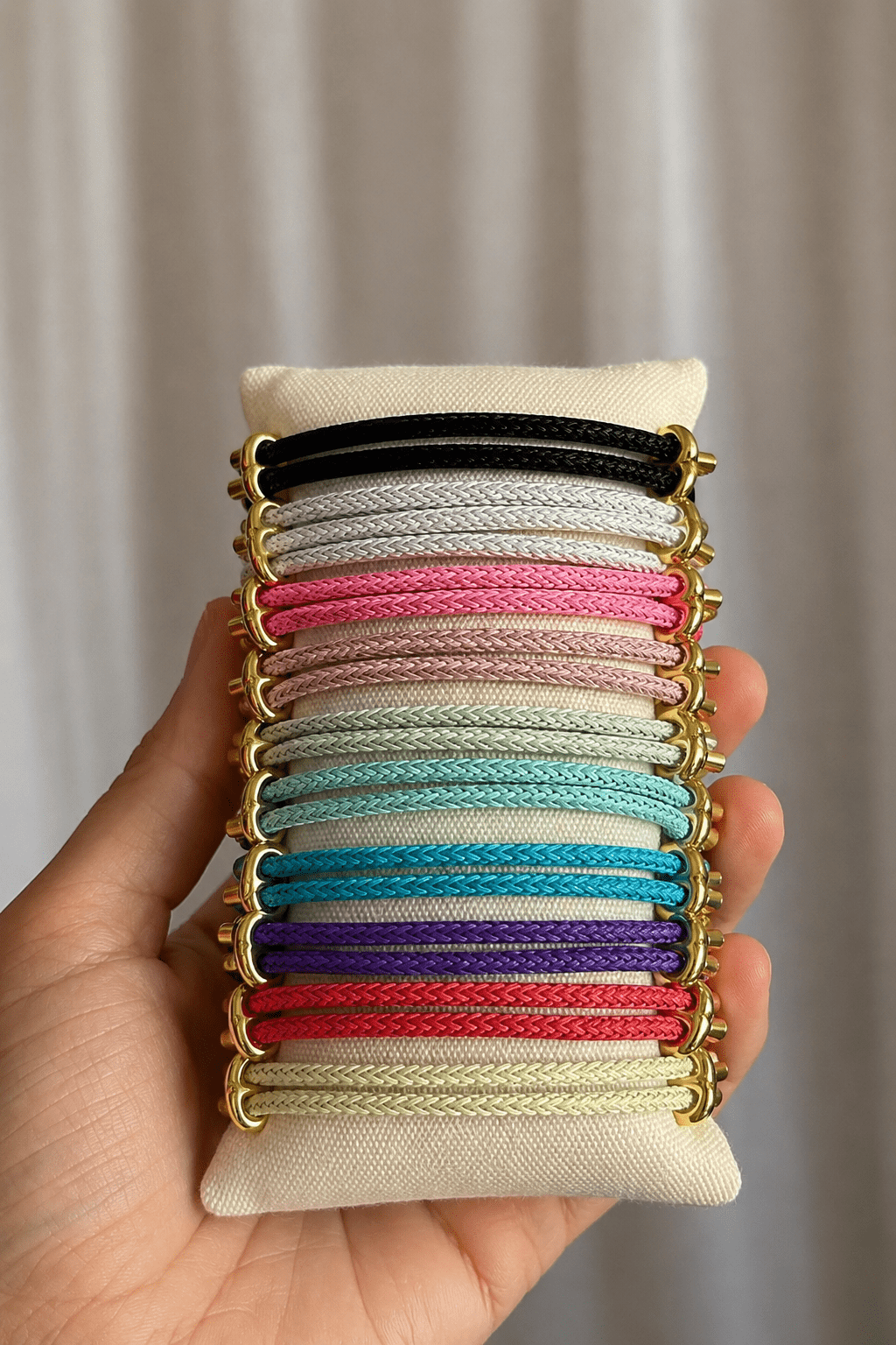 Pulseras de cuerda multicolor - La Flamencona Accesorios