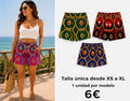 Short estampado mujer talla única - La Flamencona Accesorios