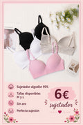 SUJETADOR ALGODON - La Flamencona Accesorios