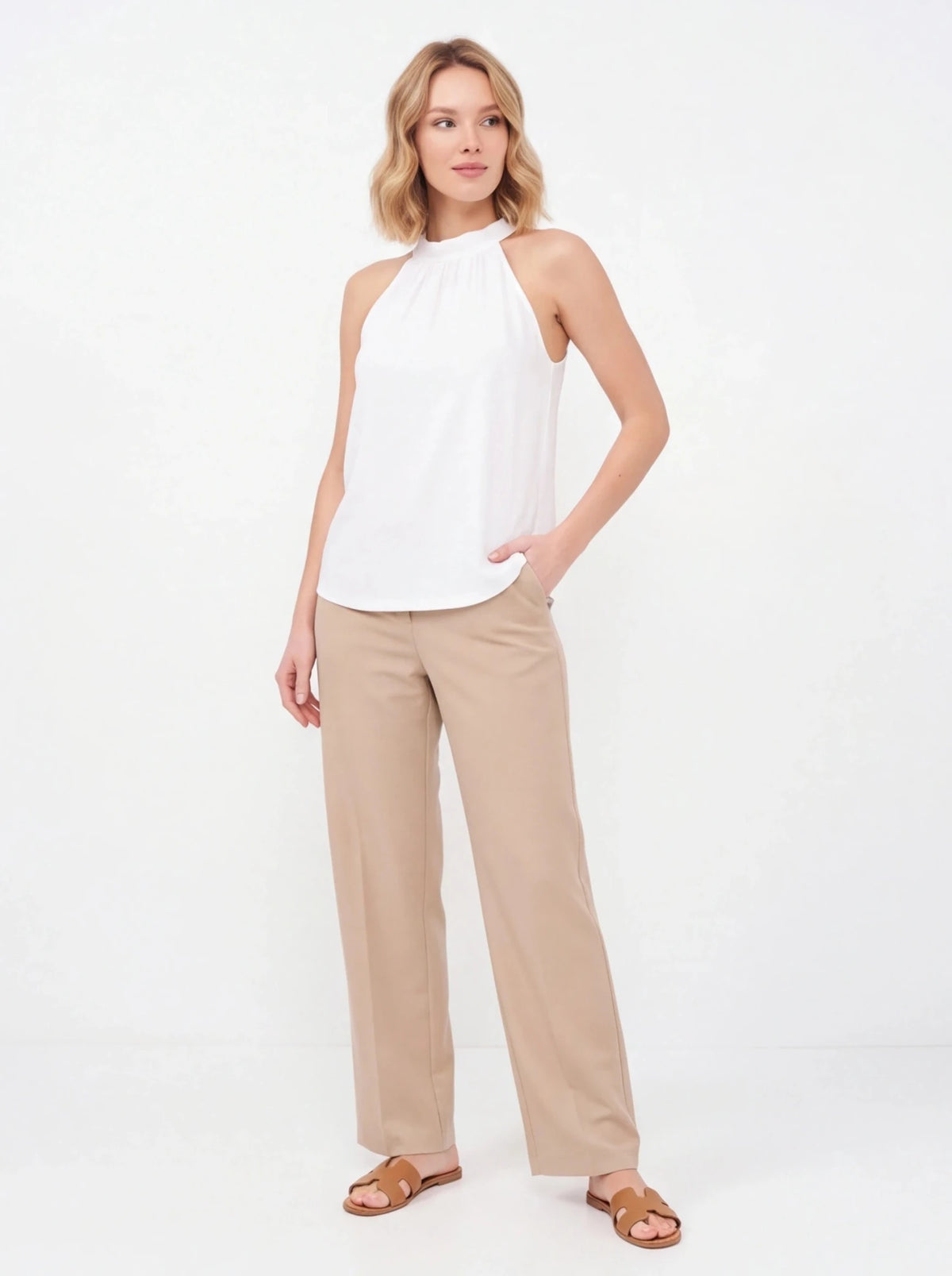 Top halter talla única XS a L/XL - La Flamencona Accesorios