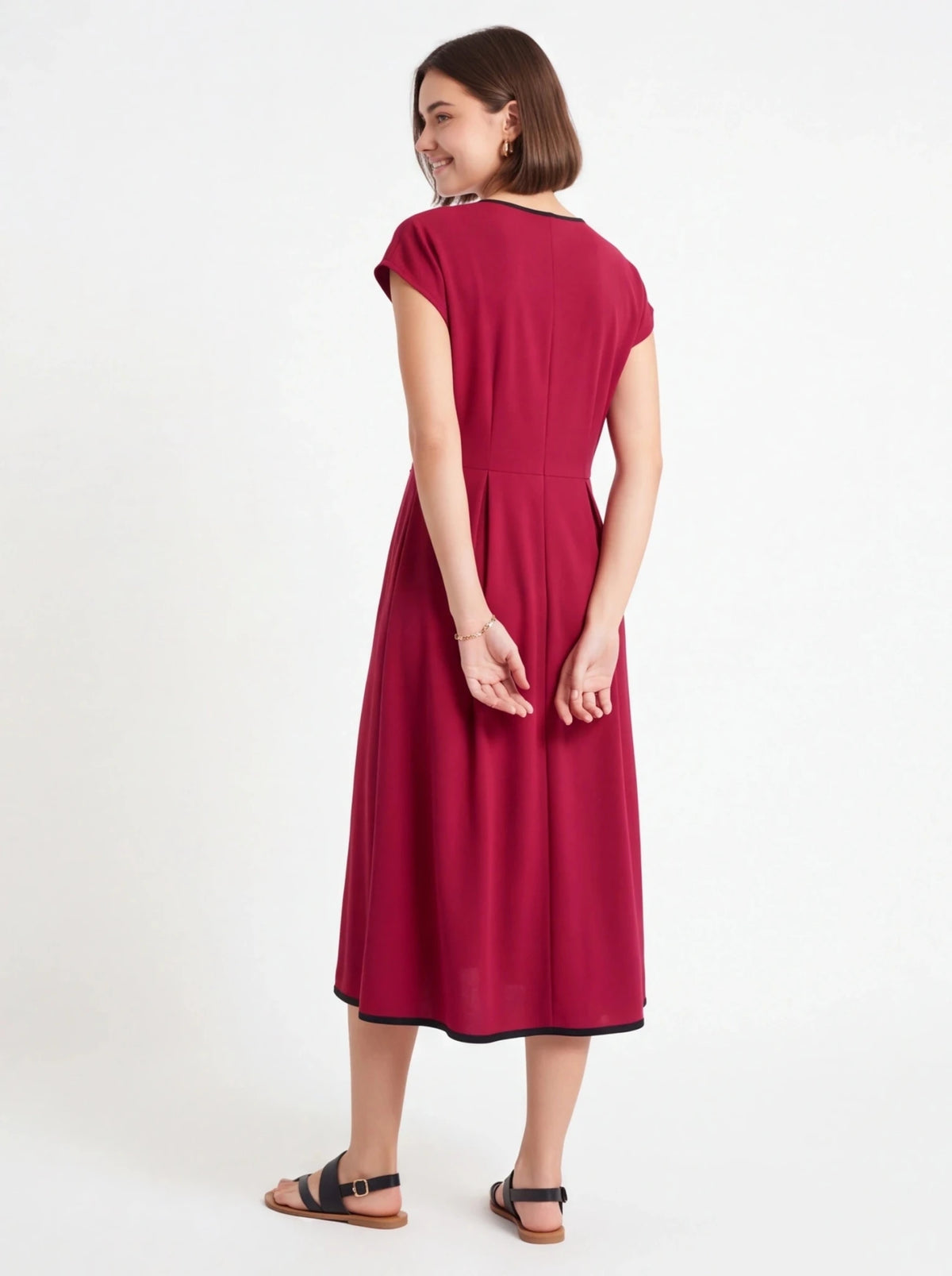 Vestido Frambuesa - La Flamencona Accesorios