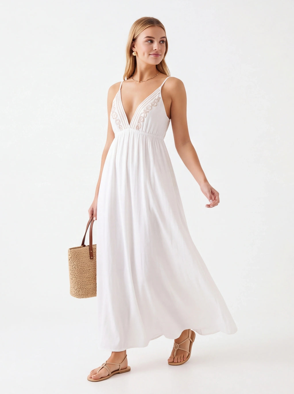 Vestido Cádiz talla única con tirantes ajustables